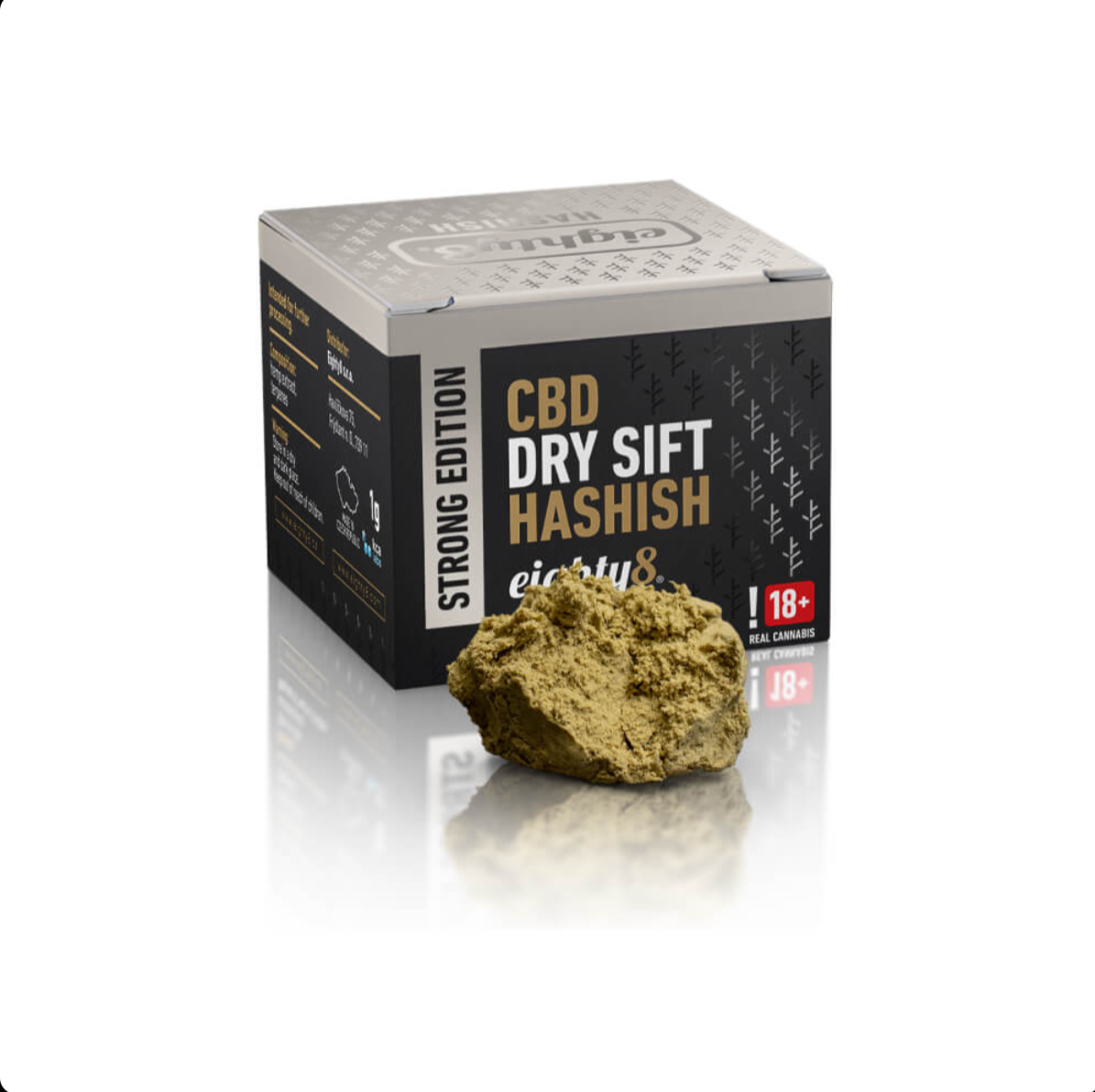 Estratti al CBD Eighty8 Estratto di CBD Dry Sift 14.56% CBD 1g (8pezzi/display)