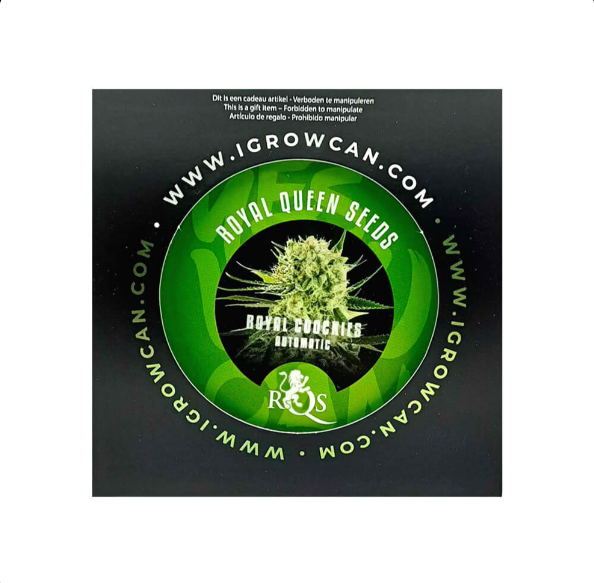 KIT DI COLTIVAZIONE Royal Queen Seeds IGrowCan Royal Cookies
