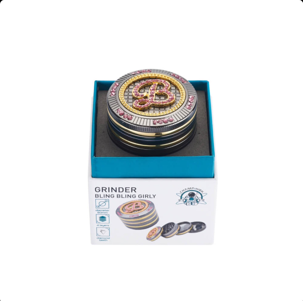 GADGET Champ High Bling Bling Grinder da ragazza