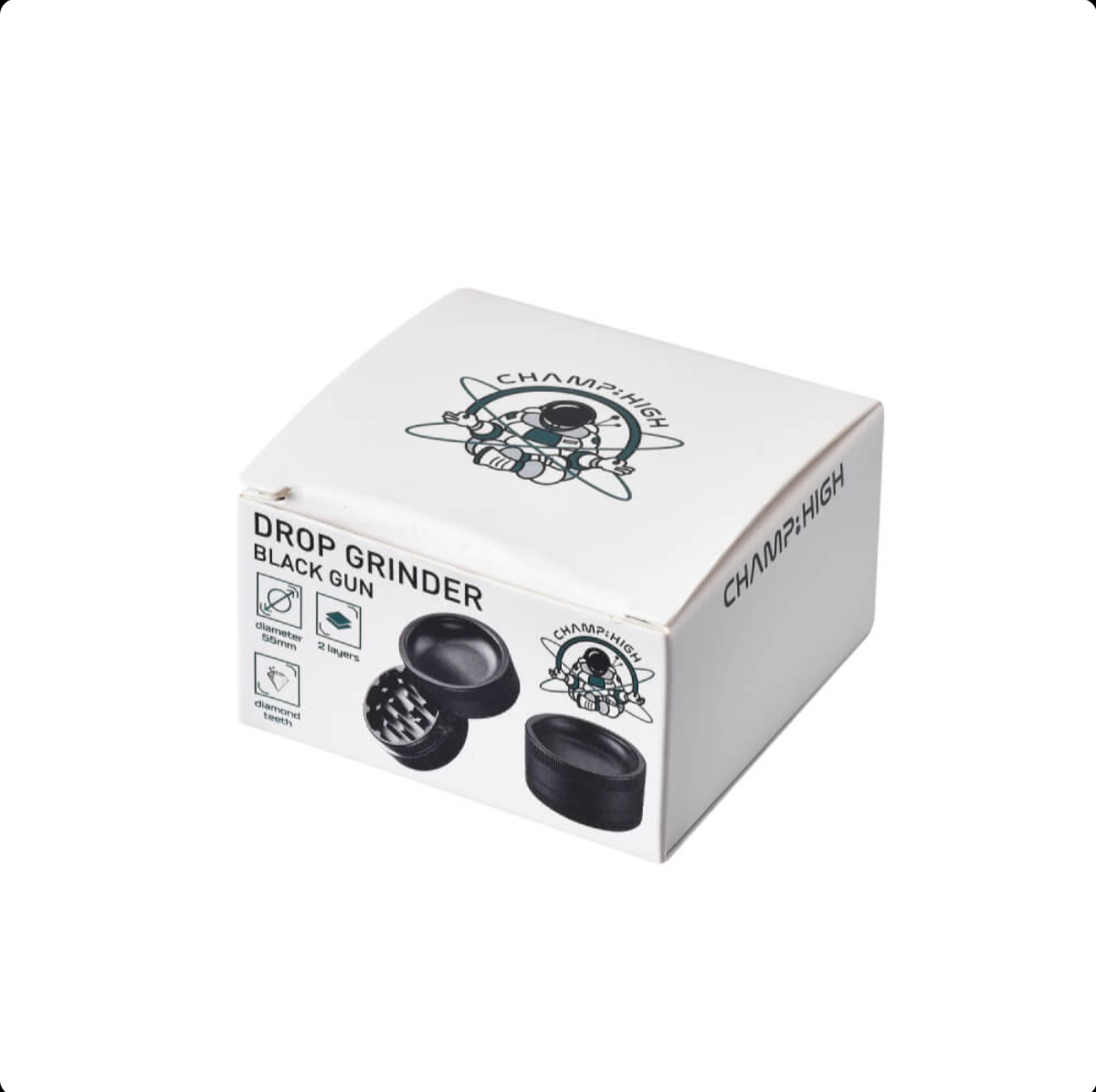 GADGET Grinder a goccia Chamo High Black Gun