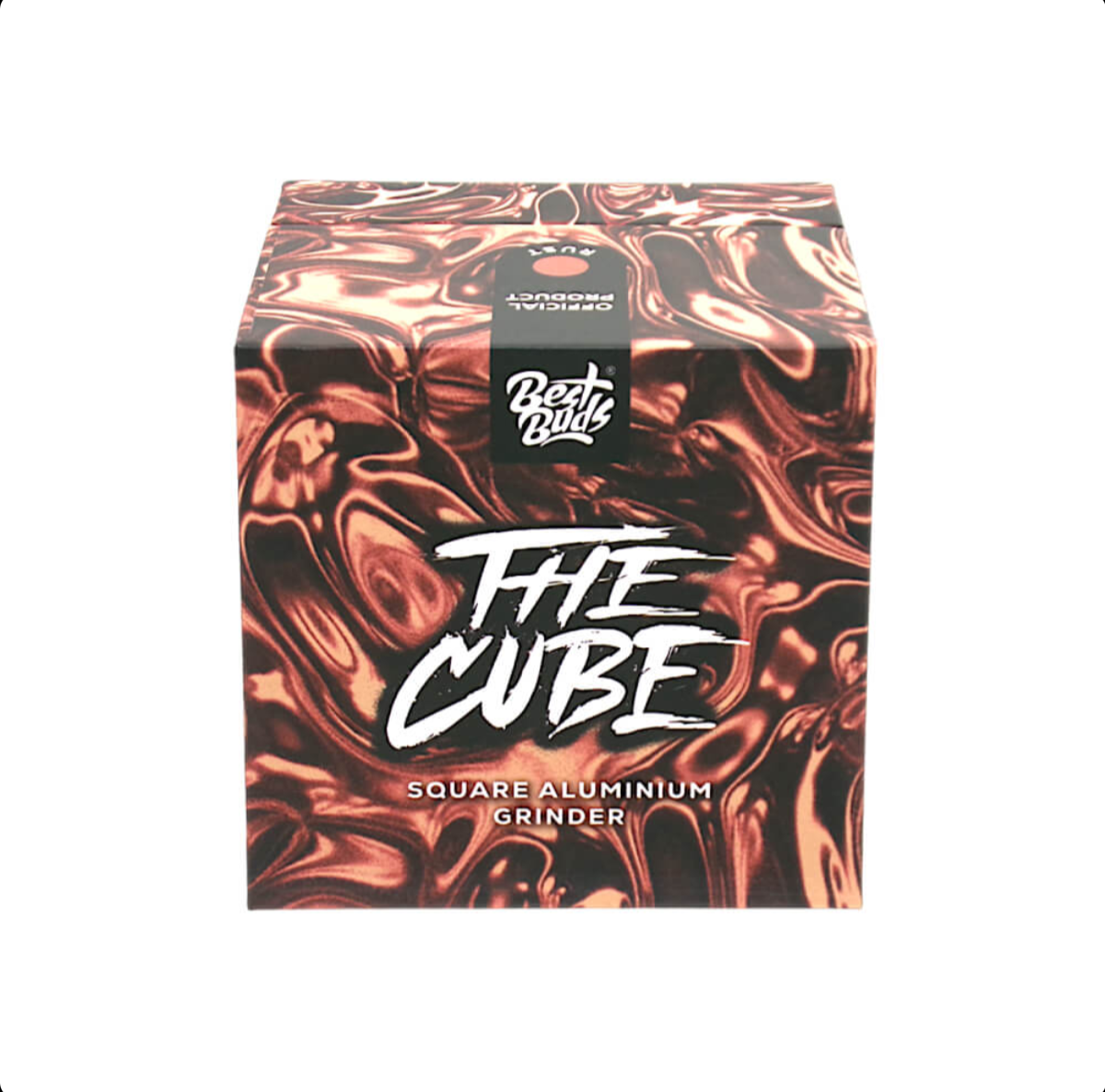 GADGET Best Buds The Cube Grinder Alluminio Rust 4 Parti (50mm)