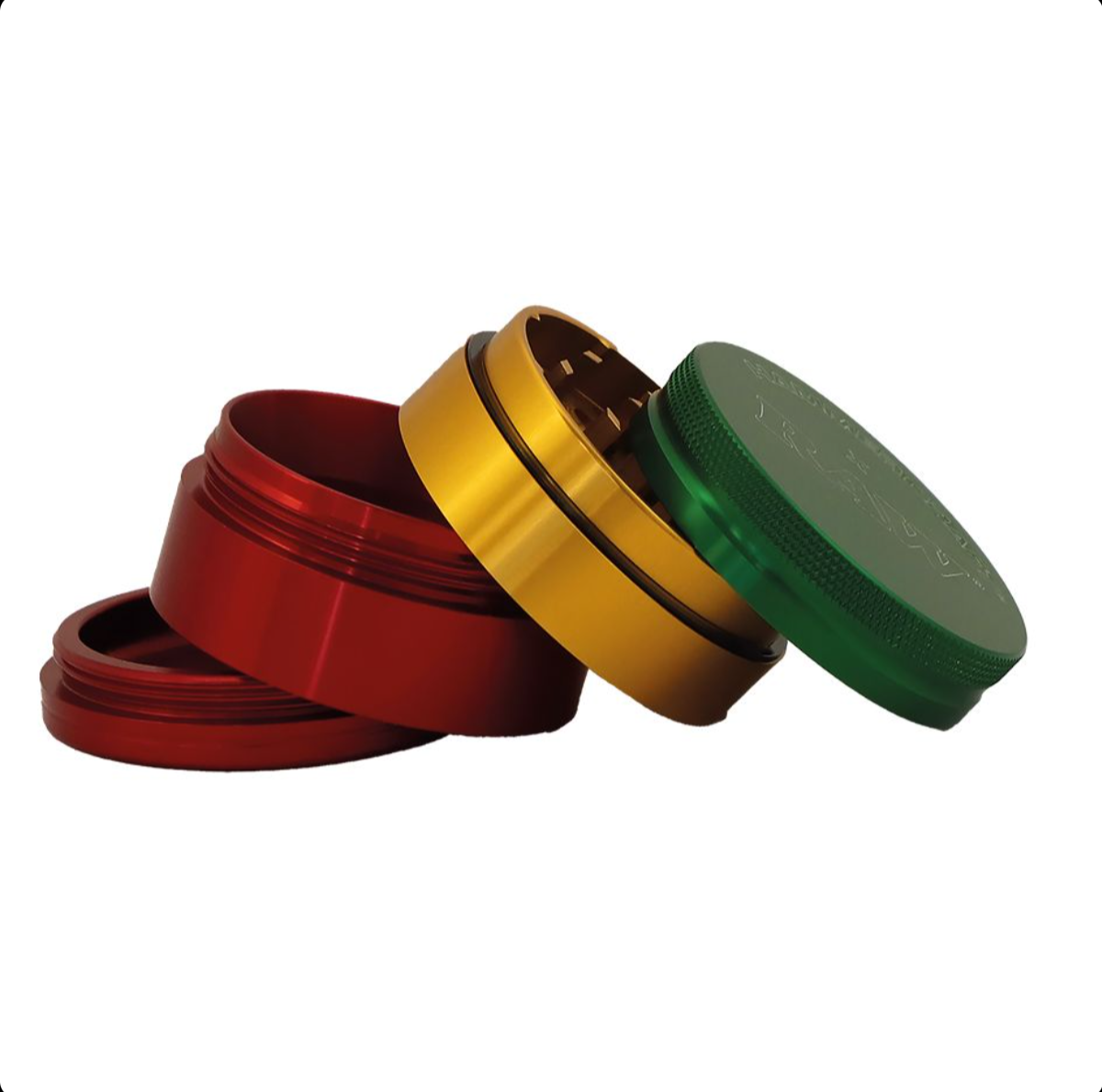 GADGET Smerigliatrice artigianale a martello RAW in Alluminio Rasta Medio 4 Parti – 55mm