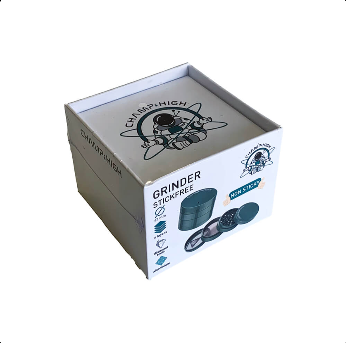 GADGET Champ High Stickfree Grinder Verde 63mm