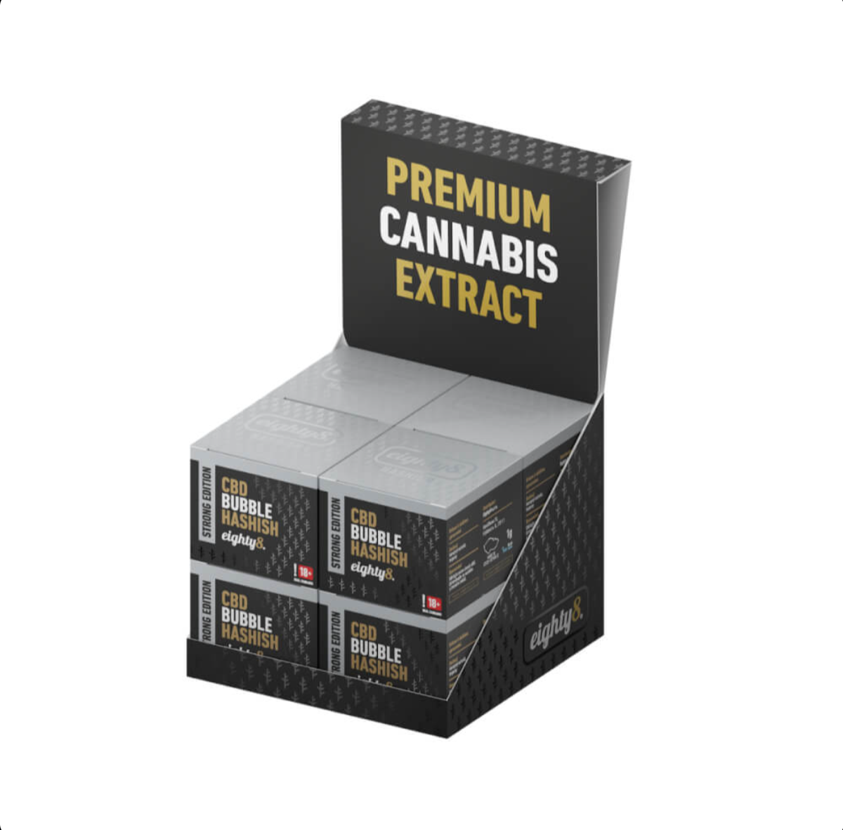 Estratti al CBD Eighty8 Estratto di CBD Budder 78.77% CBD 1g (8pezzi/display)
